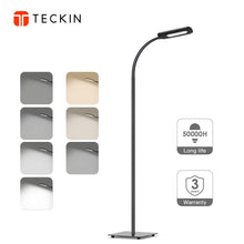 Carica l'immagine nel visualizzatore di Gallery, Lampada da Pavimento a Stelo in LED, Paralume Classico Semplice Black - Ilgrandebazar