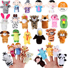 Carica l'immagine nel visualizzatore di Gallery, Joinfun 28pcs Set di Pupazzi da Dito per Bambini 22pcs Cartoon Animal Hand... - Ilgrandebazar