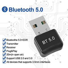 Carica l'immagine nel visualizzatore di Gallery, Adattatore Bluetooth – FAGORY USB 5.0 Plug and Play,...