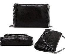 Carica l'immagine nel visualizzatore di Gallery, Valleycomfy Borsa da donna a tracolla elegante a Nero