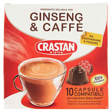 Carica l'immagine nel visualizzatore di Gallery, Crastan Capsule Compatibili 10 Unità (Confezione da 10), Ginseng &amp; Caffè