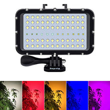 Carica l'immagine nel visualizzatore di Gallery, Suptig - Illuminazione video subacquea con 72 luci a LED, compatibile con...