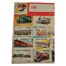 Carica l'immagine nel visualizzatore di Gallery, Worldwide Railway Transport Trains Locomotive Stamp Collection – 100...
