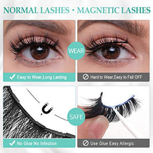 Carica l'immagine nel visualizzatore di Gallery, Ciglia Magnetiche Eyeliner, Kit Finte Magnetiche, Eyeliner...