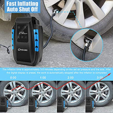 Carica l'immagine nel visualizzatore di Gallery, Compressore Portatile per Auto Aria Compressa Pompa Elettrica 150PSI... - Ilgrandebazar