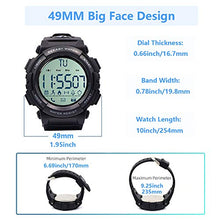Carica l'immagine nel visualizzatore di Gallery, Beeasy Orologio Uomo Digitale Fitness 50M Impermeabili Nero - Ilgrandebazar