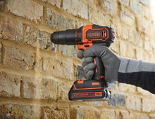 Carica l'immagine nel visualizzatore di Gallery, Black+Decker BDCHD18K-QW Trapano/Avvitatore con Percussione, 18 W, 1 Batteria