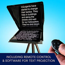 Carica l'immagine nel visualizzatore di Gallery, Teleprompter by Leeventi - Compatibile con tutti i dispositivi e treppiedi