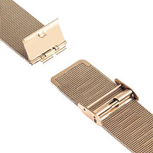 Carica l'immagine nel visualizzatore di Gallery, TRUMiRR 18mm Cinturino in Maglia di Acciaio Inossidabile Bracciale in... - Ilgrandebazar