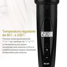 Carica l'immagine nel visualizzatore di Gallery, LOETAD Ferro Arricciacapelli 6-in-1 Schermo LCD Temperatura Regolabile 80°C... - Ilgrandebazar