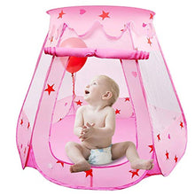 Carica l'immagine nel visualizzatore di Gallery, LEADSTAR Tenda da Gioco per Bambini Principessa Pop Up Pieghevole Rosa
