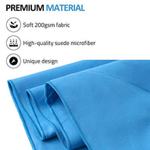 Carica l'immagine nel visualizzatore di Gallery, Eono by Amazon - Asciugamano in Microfibra, XXL - 200cm x 100 cm, Blu