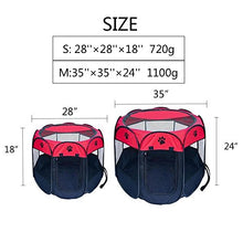 Carica l'immagine nel visualizzatore di Gallery, Dog Box Grande, Penna Cucciolo Cuccia M 35" * * 24", Red * * 24"