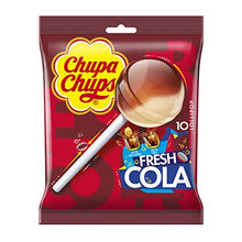 Carica l'immagine nel visualizzatore di Gallery, Chupa Chups Lecca Fresh Cola, Lollipop Gusto Cola e Cola-Lemon, Busta...