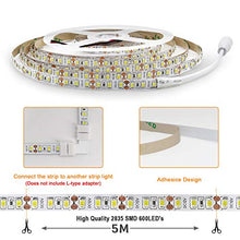 Carica l'immagine nel visualizzatore di Gallery, Chesbung Striscia LED, Luce Diurna LED Bianca 6500K, 600 Bianco - Ilgrandebazar