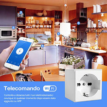 Carica l'immagine nel visualizzatore di Gallery, Presa Alexa Aunics Smart, Italiana 2 Pezzi Compatibile con Alexa...