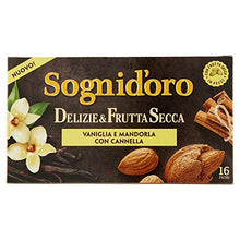 Carica l'immagine nel visualizzatore di Gallery, Sogni Doro Tisana Deliziefrutta Secca Vaniglia, Mandorla e Cannella - 16...