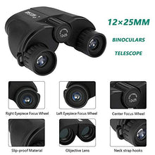 Carica l'immagine nel visualizzatore di Gallery, Binocolo compatto, Achort 12x25 Leggero Portabile Telescopio con...