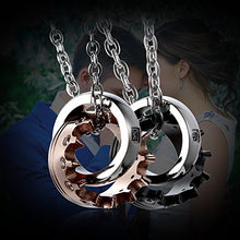 Carica l'immagine nel visualizzatore di Gallery, Flongo Coppia Bracciali Braccialetto Lui &amp; Lei, His Con Collane C - Ilgrandebazar