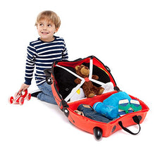 Carica l'immagine nel visualizzatore di Gallery, Trunki Valigia Cavalcabile Per Bambini: 46 x 20.5 x 31 cm, Rosso Coccinella