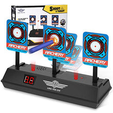 Carica l'immagine nel visualizzatore di Gallery, Keten Bersaglio Elettrico per Nerf Guns, Auto-Reset Intelligent Light Nero