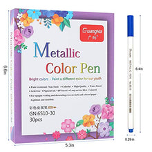 Carica l'immagine nel visualizzatore di Gallery, O-Kinee Pennarelli Metallici, Metallic Marker Penne, 30 30