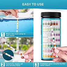 Carica l'immagine nel visualizzatore di Gallery, Kit Test Piscina pH e Cloro JNW Direct - 7 in 1 Strisce Test Piscina per Risultati Precisi e Accurati - Test per Piscina Cloro e pH e Bromo con Ebook - 100 Pezzi