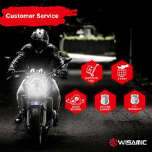 Carica l'immagine nel visualizzatore di Gallery, Wisamic 5-3/4 5.75 pollice LED Headlight compatibile con Harley Davidson nera - Ilgrandebazar