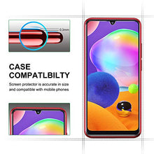 Carica l'immagine nel visualizzatore di Gallery, HOUROC per Samsung Galaxy A31 Cover+Vetro Temperato Pellicola,[3 Trasparente