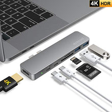 Carica l'immagine nel visualizzatore di Gallery, dodocool HUB USB Adattatore 7 in 1 per MacBook PRO 2018/2019/2017/2016...