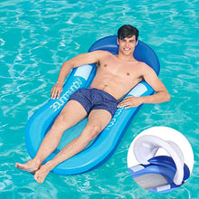 Carica l'immagine nel visualizzatore di Gallery, Queta Materasso Gonfiabile Piscina Amaca Mare Materassino Blu