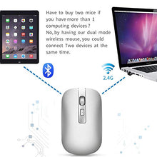 Carica l'immagine nel visualizzatore di Gallery, GeekerChip Mouse Bluetooth,Mouse Wireless 1.Argento Bluetooth