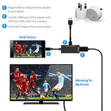 Carica l'immagine nel visualizzatore di Gallery, Adattatore cavo MHL Micro USB a HDMI, a HDMI 1080P Convertitore nero - Ilgrandebazar