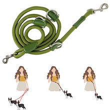 Carica l'immagine nel visualizzatore di Gallery, AVANZONA Guinzaglio per Cani in Nylon Resistente Multiuso Diversi Green