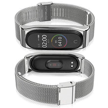 Carica l'immagine nel visualizzatore di Gallery, AHANGA Cinturino per Mi Band 4 3 Bracciale Milanese Argento - Ilgrandebazar