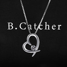 Carica l'immagine nel visualizzatore di Gallery, B.Catcher Collana in Argento 925 con Pendente a Cuore Zircone - Ilgrandebazar