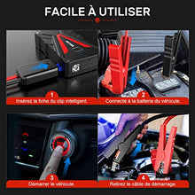 Carica l'immagine nel visualizzatore di Gallery, BuTure Avviatore Batteria Auto, 800A 12800mAh Portatile Emergenza...