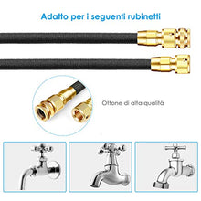 Carica l'immagine nel visualizzatore di Gallery, amzdeal 30M Tubo da Giardino Estensibile Retrattile con 7 Funzioni di...