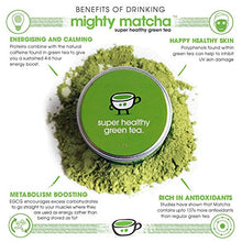 Carica l'immagine nel visualizzatore di Gallery, Tè Matcha Biologico In Polvere Mighty – Verde Gusto Morbido e...
