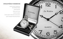 Carica l'immagine nel visualizzatore di Gallery, De Walden- Orologio da taschino con il numero 80 inciso sulla cassa,... - Ilgrandebazar
