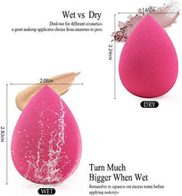 Carica l'immagine nel visualizzatore di Gallery, BEAKEY 5 pz Set di trucco spugna Blender beauty, fondotinta multicolore - Ilgrandebazar