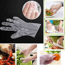 Carica l'immagine nel visualizzatore di Gallery, 200 pcs Guanti usa e getta, in plastica, per uso alimentare, trasparenti,...