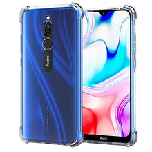 Carica l'immagine nel visualizzatore di Gallery, QHOHQ Cover per Xiaomi Redmi 8, Custodia Trasparente Gel Silicone