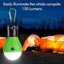 Carica l'immagine nel visualizzatore di Gallery, Winzwon Lampade Led Campeggio, 3 Pack Lampadina Portatile Colourful