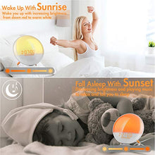 Carica l'immagine nel visualizzatore di Gallery, Fitfirst Sveglia Luce Wake-up Light con Simulazione Alba/Tramonto Orologio... - Ilgrandebazar