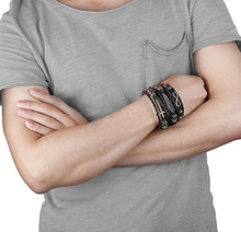 Carica l'immagine nel visualizzatore di Gallery, sailimue 6 PCS Bracciale in Pelle da Uomo per e Donna Bracciali...