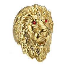 Carica l'immagine nel visualizzatore di Gallery, BOBIJOO JEWELRY - Grande e Pesante Anello Uomo di Leone Testa... - Ilgrandebazar