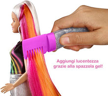 Carica l'immagine nel visualizzatore di Gallery, Barbie FXN96 Rainbow Sparkle Bambola con Capelli Lunghi Arcobaleno e Tanti... - Ilgrandebazar