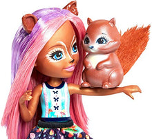 Carica l'immagine nel visualizzatore di Gallery, Enchantimals- Bambola Sancha Lo Scoiattolo e Cucciolo, Playset per Bambine,... - Ilgrandebazar