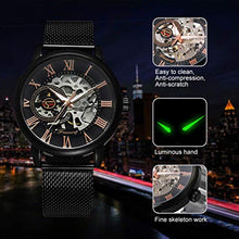 Carica l'immagine nel visualizzatore di Gallery, RSVOM Orologi automatici da uomo, orologio analogico meccanico con cinturino... - Ilgrandebazar